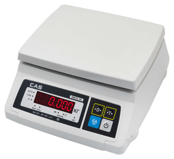 ВЕСЫ ПОРЦИОННЫЕ CAS SWII-30 (DD)